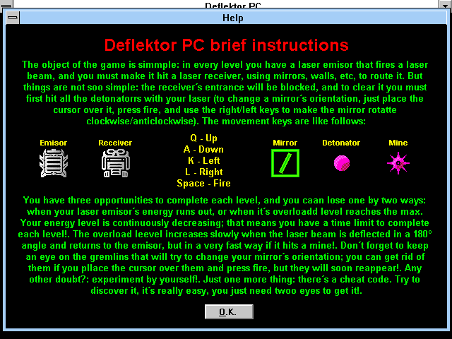 Deflektor PC abandonware