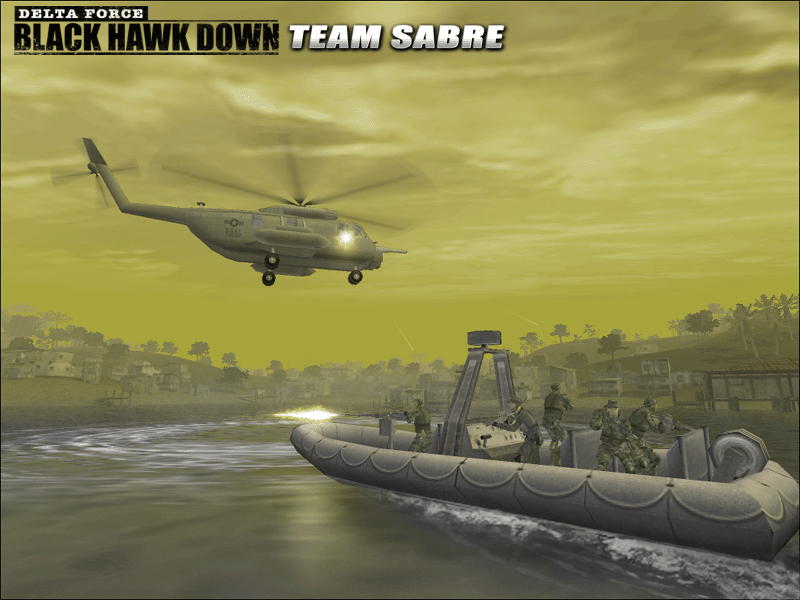 black hawk down team sabre ps2 first mission 1