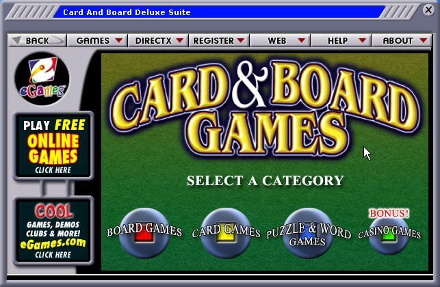 Card & Board Games Deluxe Suite 2 (eGames) (2003) : eGames : Free Download,  Borrow, and Streaming : Internet Archive