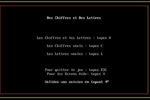 Des Chiffres et des Lettres abandonware