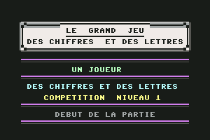 Des Chiffres et des Lettres 1