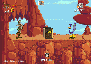 Desert Demolition Starring Road Runner and Wile E. Coyote abandonware