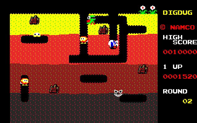 Dig Dug (NES) : Namco : Free Download, Borrow, and Streaming