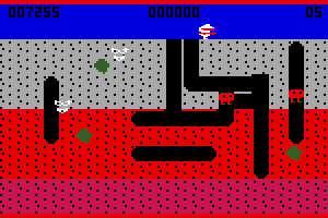 MS-DOS: Dig Dug : Atarisoft : Free Download, Borrow, and Streaming