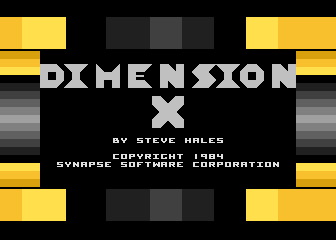 Dimension X (1984)(Synapse Software)(US)(FW)[disk] : Synapse