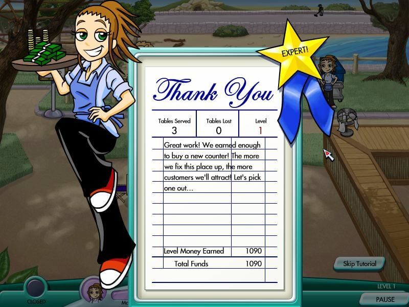 Diner Dash: Hometown Hero, Play Online