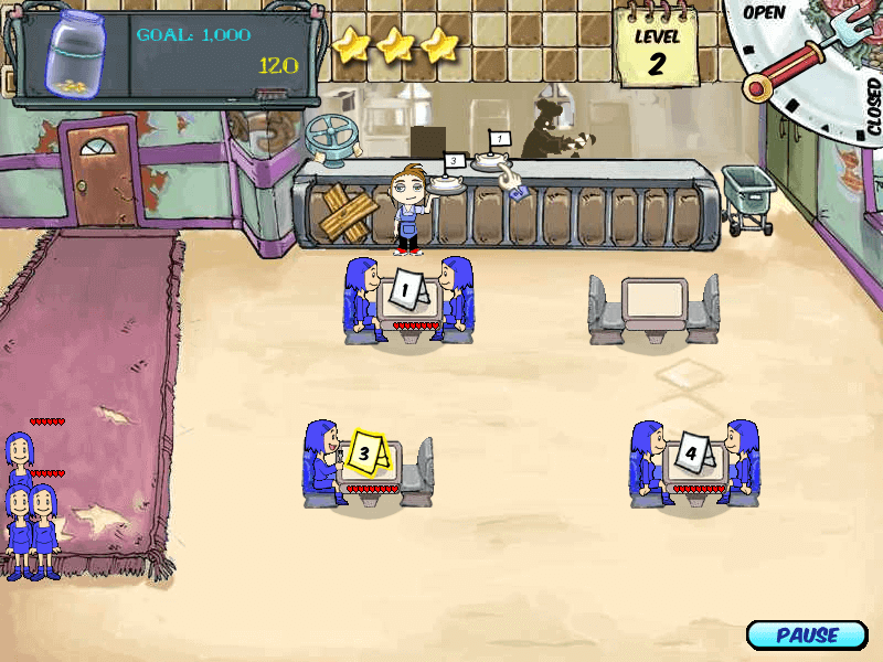 Screenshot of Diner Dash 2: Restaurant Rescue (Windows, 2006) - MobyGames