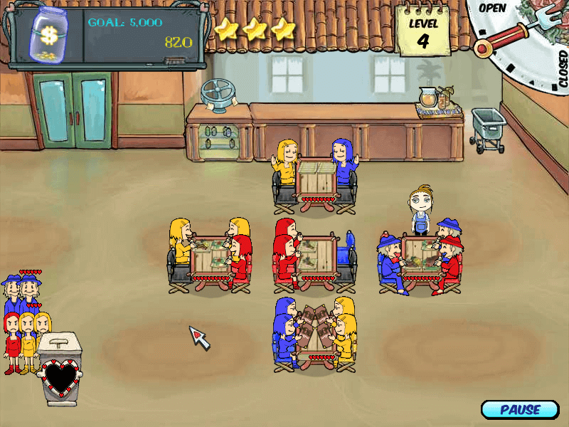 Screenshot of Diner Dash 2: Restaurant Rescue (Windows, 2006) - MobyGames