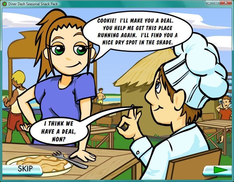 Screenshot of Diner Dash (Windows, 2005) - MobyGames