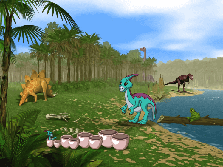 3D dinosaur adventure computer game! =