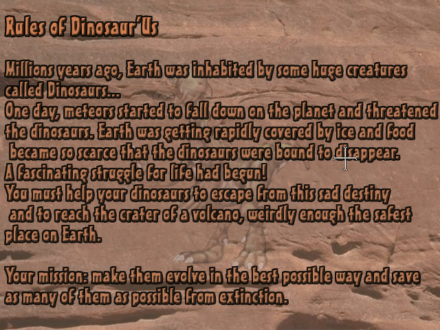 Dinosaur'Us (2001) - MobyGames