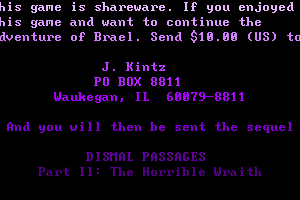 Dismal Passages: Part I - The Wicked Curse 4