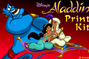 Disney's Aladdin Print Kit 0