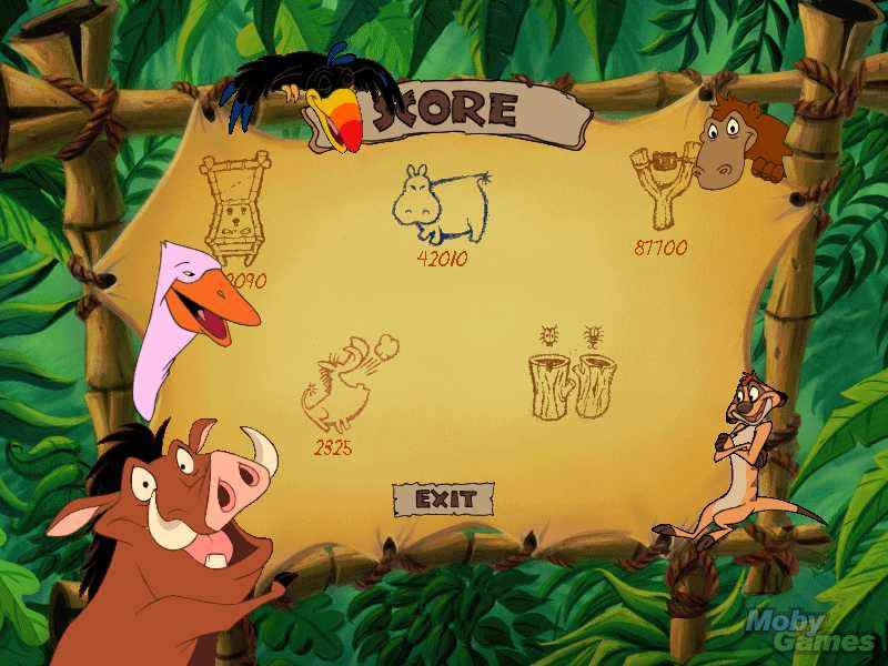 Timon & Pumbaa’s Jungle Games – Free ROMs Emulators ...