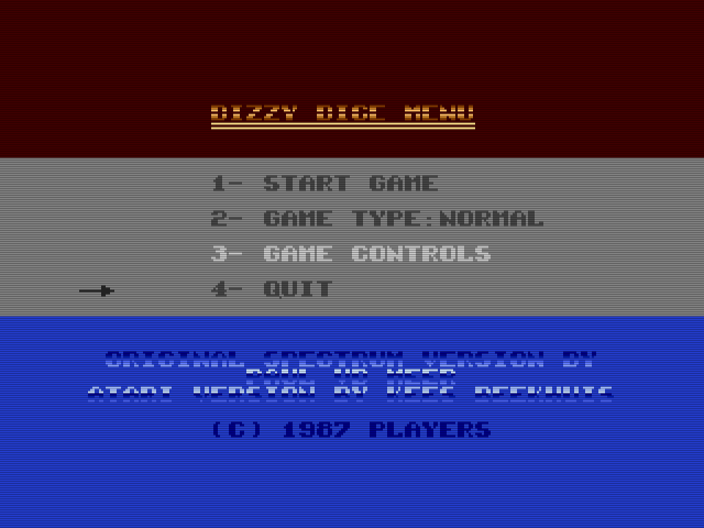 Dizzy Dice abandonware