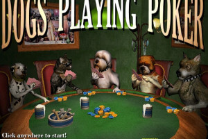 Dogs Playing Poker 0