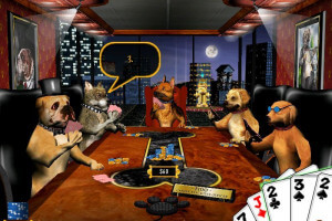 Dogs Playing Poker 5