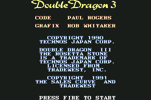Double Dragon 3: The Rosetta Stone 0