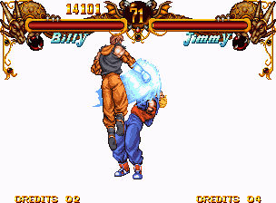 Screenshot of Double Dragon (Arcade, 1987) - MobyGames