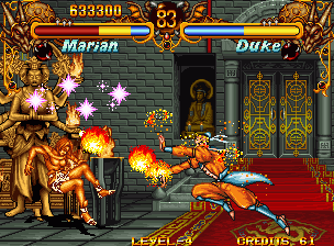 Screenshot of Double Dragon (Neo Geo, 1995) - MobyGames