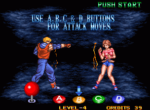 Screenshot of Double Dragon (Neo Geo, 1995) - MobyGames