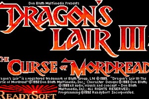 Dragons Lair 3 The Curse of Mordread Dragons Lair 3 The Curse of Mordread