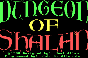 Dungeon of Shalan 2