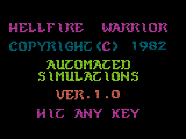 Dunjonquest: Hellfire Warrior abandonware