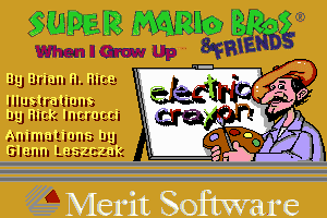 Electric Crayon 3.1: Super Mario Bros & Friends: When I Grow Up 0