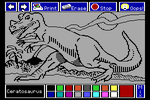 Electric Crayon Deluxe: Dinosaurs Are Forever abandonware
