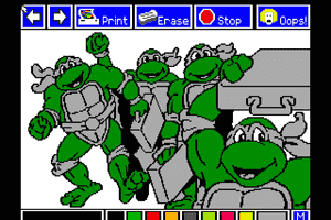 Electric Crayon Deluxe: Teenage Mutant Ninja Turtles: World Tour 1