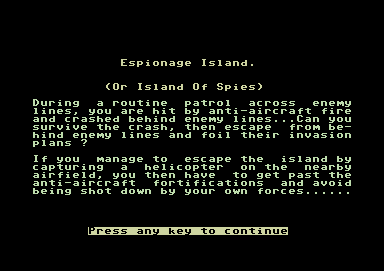 Espionage Island 0