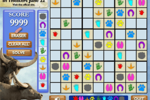 Evan Almighty Animal Sudoku abandonware