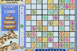 Evan Almighty Animal Sudoku 4