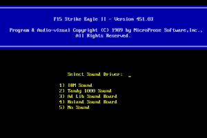 F-15 Strike Eagle II: Operation Desert Storm Scenario Disk 0