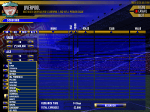 The F.A. Premier League Football Manager 2000 3