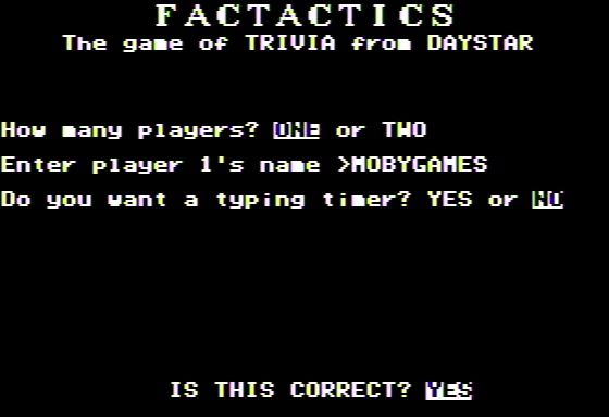 Factactics abandonware