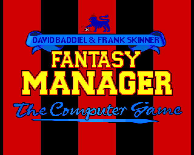 Fantasy Manager: The Computer Game 0