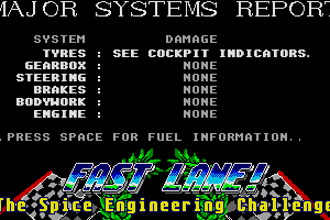 Fast Lane! The Spice Engineering Challenge 7