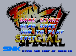 ACA NEOGEO FATAL FURY SPECIAL