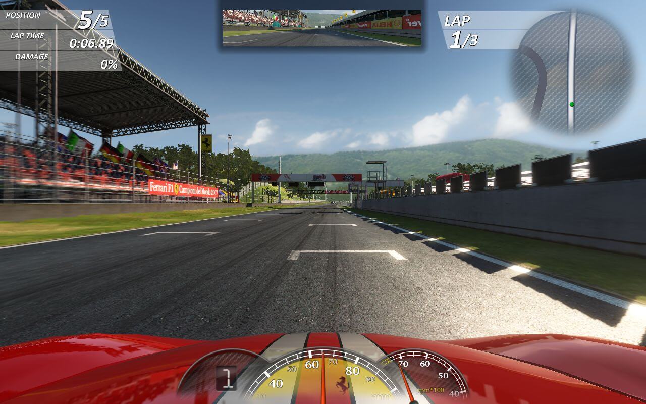 Ferrari Virtual Race Video - Free PC Car Racing Game 