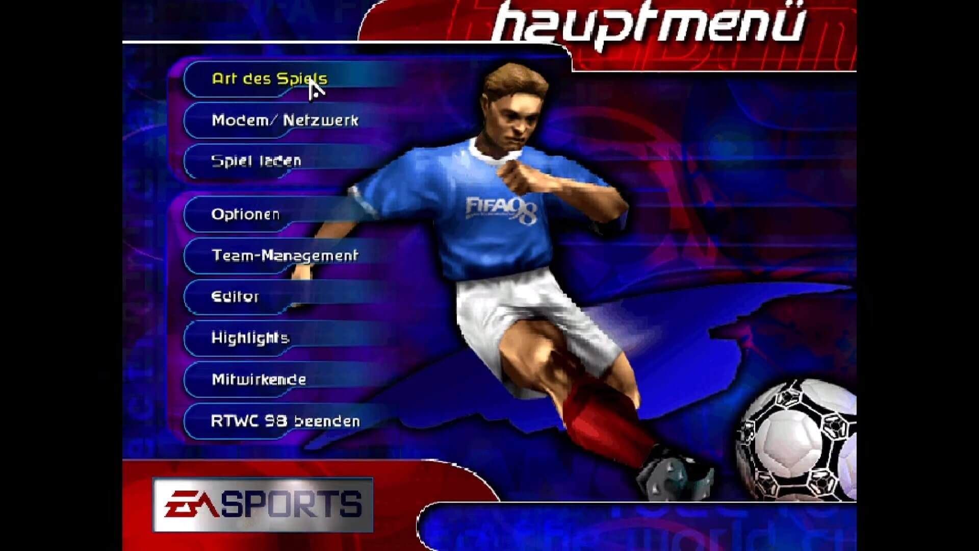 FIFA: Road to World Cup 98 - SEGA Online Emulator