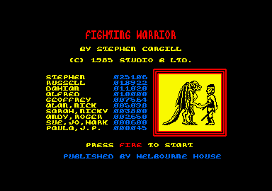 Fighting Warrior abandonware