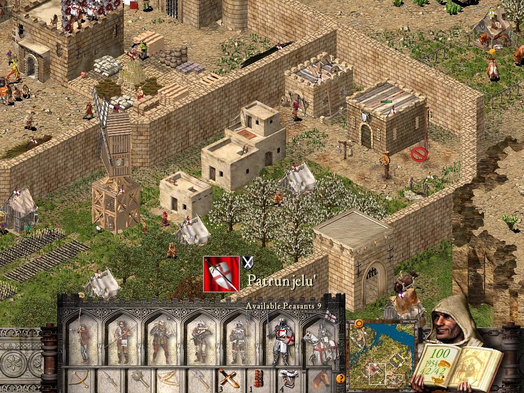stronghold crusader 1 not gaining peasants