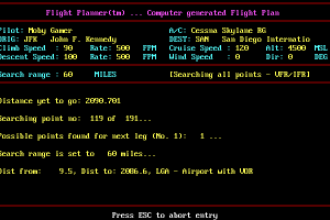Flight Planner for Microsoft Flight Simulator 3