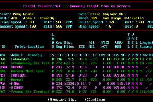Flight Planner for Microsoft Flight Simulator 5