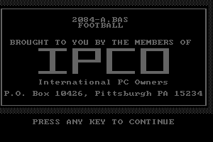Football 0