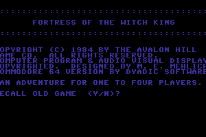 Fortress of the Witch King 1