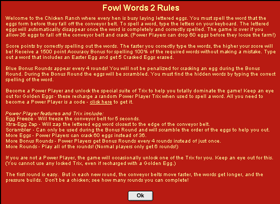 Fowl Words 2: Trouble at the Chicken Ranch! 1