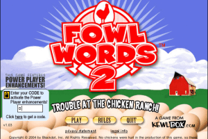 Fowl Words 2: Trouble at the Chicken Ranch! 0